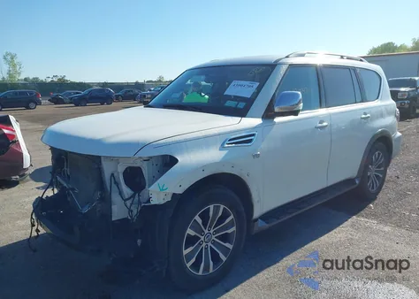 2019 Nissan Armada Sl из США, поврежденный, VIN JN8AY2NC5K9588069